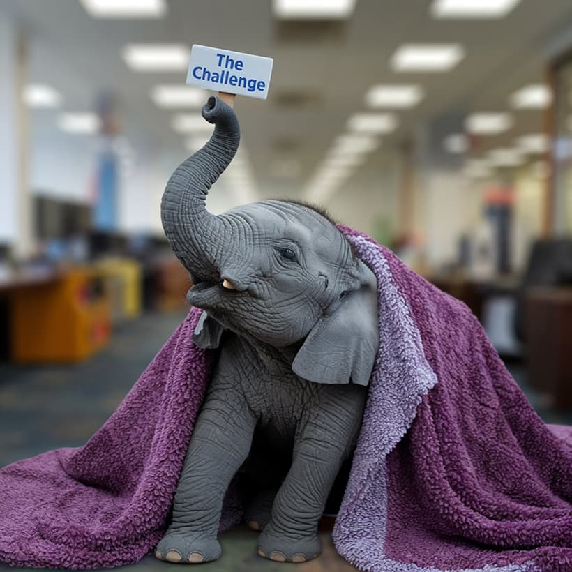 Elephant Challenge promotional graphic